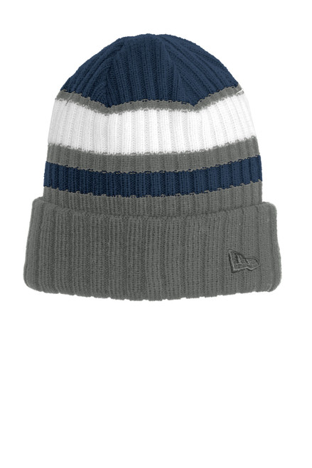 New Era® Ribbed Tailgate Beanie. NE903 Navy/ Graphite New Era® Ribbed Tailgate Beanie. NE903 Navy/ Graphite