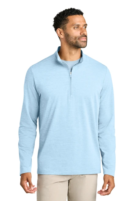 TravisMathew Onward 1/4-Zip TMA42775 Airy Blue Heather