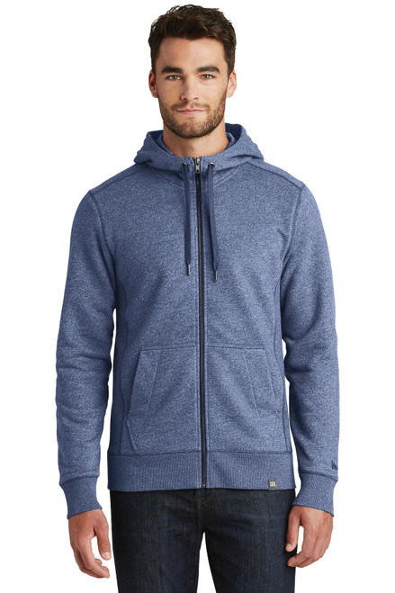 New Era ® French Terry Full-Zip Hoodie. NEA502 Dark Royal Twist New Era ® French Terry Full-Zip Hoodie. NEA502 Dark Royal Twist