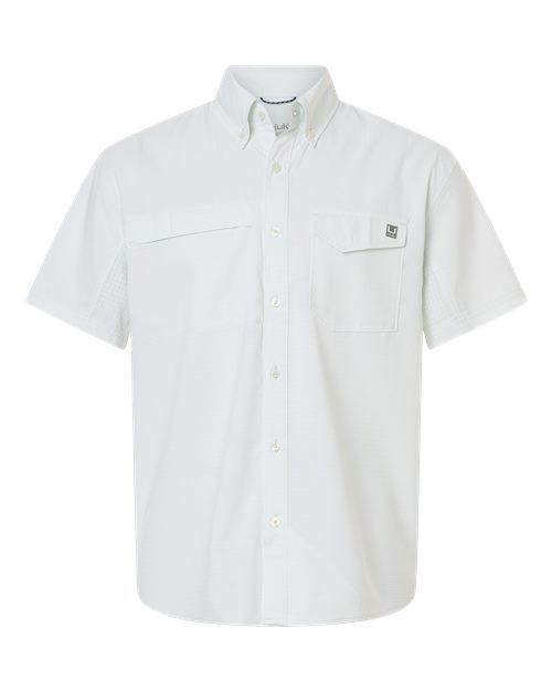 Men's Tidepoint Printed Short Sleeve Shirt Pale Algae