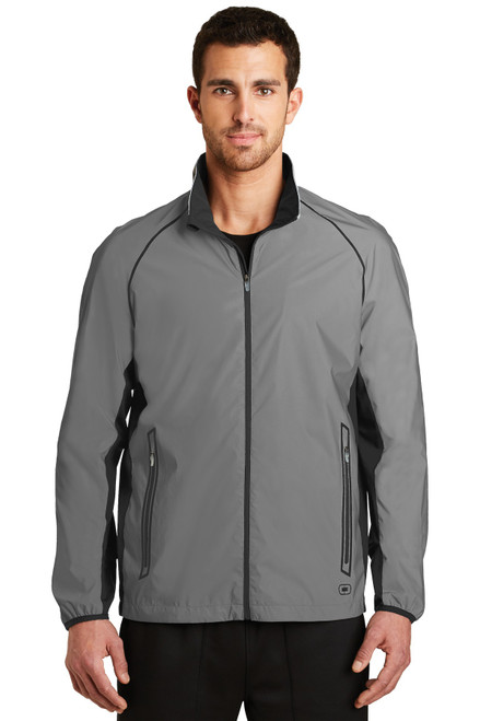 OGIO® ENDURANCE Flash Jacket. OE711 Reflective/ Blacktop
