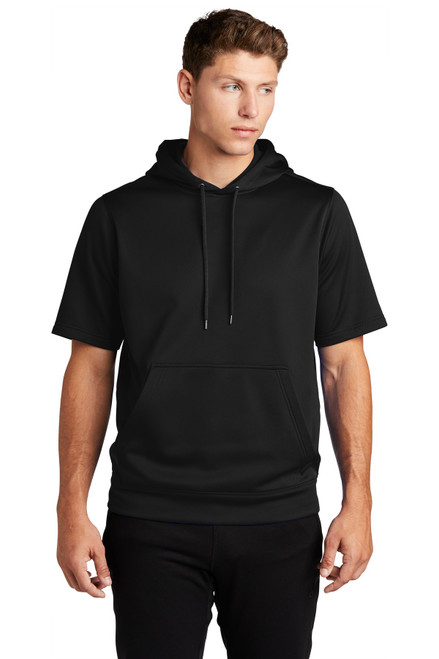 Sport-Tek ® Sport-Wick ® Fleece Short Sleeve Hooded Pullover. ST251 Black Sport-Tek ® Sport-Wick ® Fleece Short Sleeve Hooded Pullover. ST251 Black
