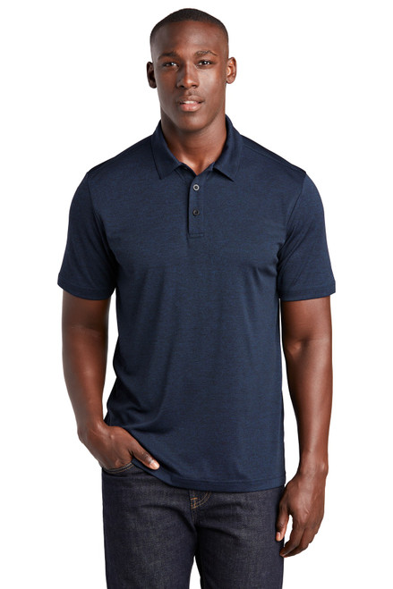 Sport-Tek ® Endeavor Polo. ST467 Dark Royal Heather