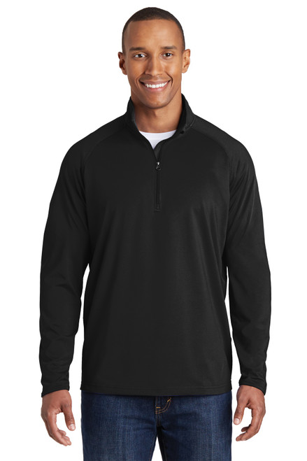 Sport-Tek® Sport-Wick® Stretch 1/4-Zip Pullover. ST850 Black Sport-Tek® Sport-Wick® Stretch 1/4-Zip Pullover. ST850 Black