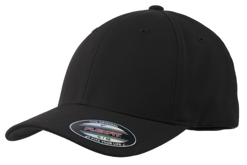 Sport-Tek® Flexfit® Performance Solid Cap. STC17 Black Sport-Tek® Flexfit® Performance Solid Cap. STC17 Black