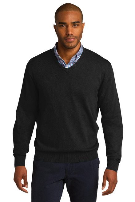 Port Authority® V-Neck Sweater. SW285 Black Port Authority® V-Neck Sweater. SW285 Black