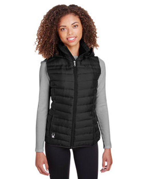 Spyder Ladies' Supreme Puffer Vest S16641 Black Spyder Ladies' Supreme Puffer Vest S16641 Black