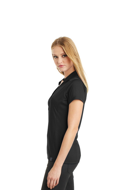 OGIO® Ladies Framework Polo. LOG125 Blacktop Side