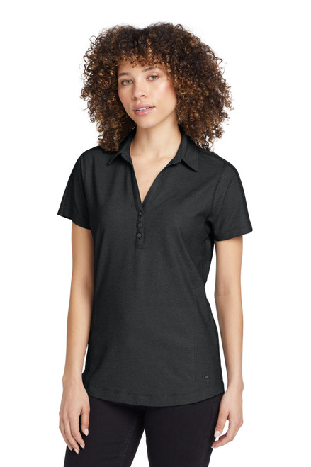 OGIO® Women's Onyx Polo. LOG126 Blacktop OGIO® Women's Onyx Polo. LOG126 Blacktop