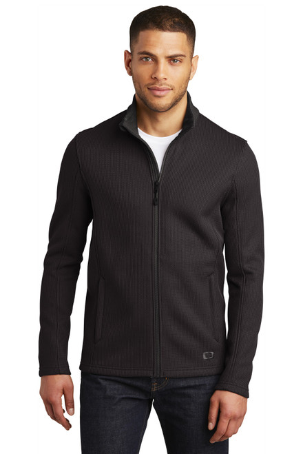 OGIO ® Grit Fleece Jacket. OG727 Blacktop