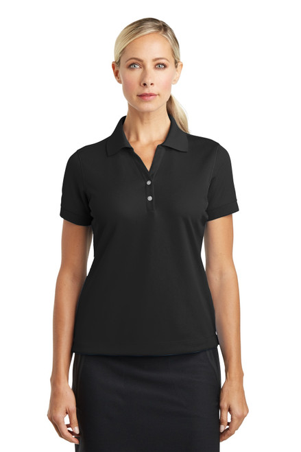 Nike Ladies Dri-FIT Classic Polo.  286772 Black Nike Ladies Dri-FIT Classic Polo.  286772 Black