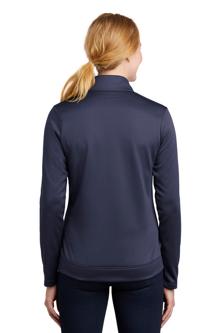 Nike Ladies Therma-FIT Full-Zip Fleece. NKAH6260 Midnight Navy Back