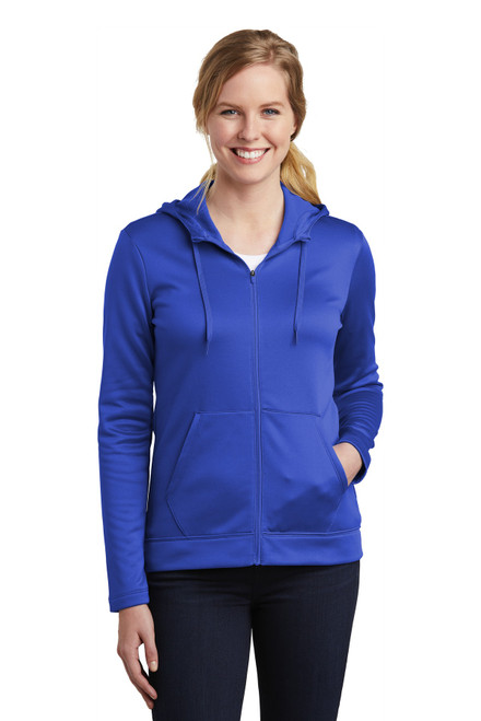 Nike Ladies Therma-FIT Full-Zip Fleece Hoodie. NKAH6264 Game Royal Nike Ladies Therma-FIT Full-Zip Fleece Hoodie. NKAH6264 Game Royal