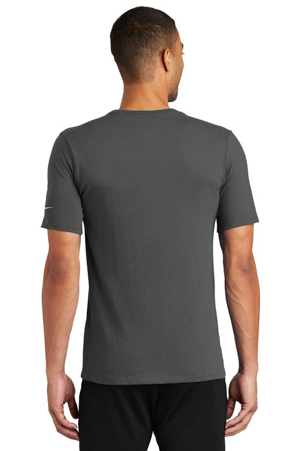 Nike Dri-FIT Cotton/Poly Tee. NKBQ5231 Anthracite Back
