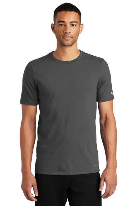 Nike Dri-FIT Cotton/Poly Tee. NKBQ5231 Anthracite