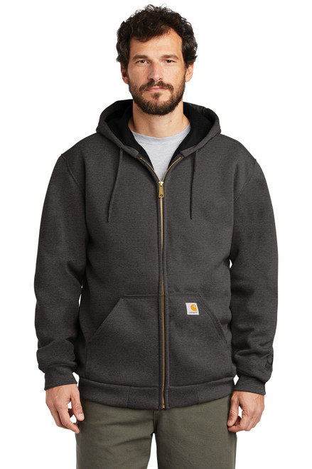 Carhartt ® Rain Defender ® Rutland Thermal-Lined Hooded Zip-Front Sweatshirt. CT100632 Carbon Heather Carhartt ® Rain Defender ® Rutland Thermal-Lined Hooded Zip-Front Sweatshirt. CT100632 Carbon Heather