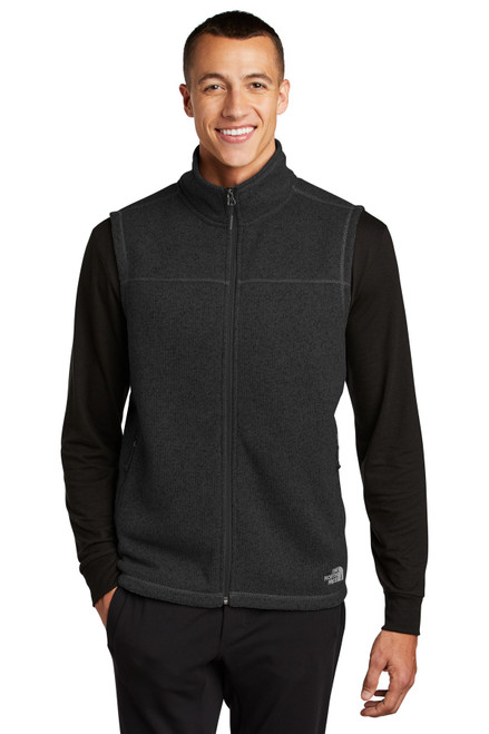 Louisville The North Face Womens Heather Fleece Jacket Primary Mark | Black Heather | XLarge