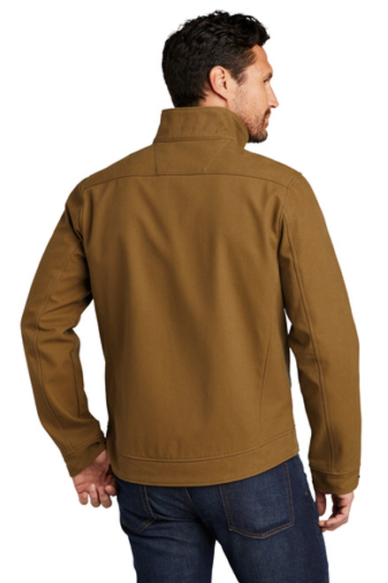 CornerStone® Duck Bonded Soft Shell Jacket CSJ60 Duck Brown Back