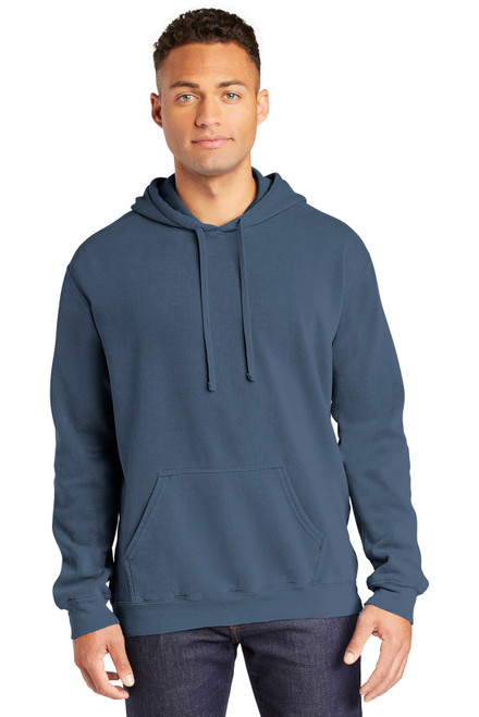 COMFORT COLORS ® Ring Spun Hooded Sweatshirt. 1567 Blue Jean
