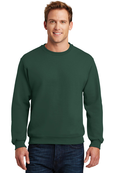 JERZEES® SUPER SWEATS® NuBlend® - Crewneck Sweatshirt.  4662M Forest Green JERZEES® SUPER SWEATS® NuBlend® - Crewneck Sweatshirt.  4662M Forest Green