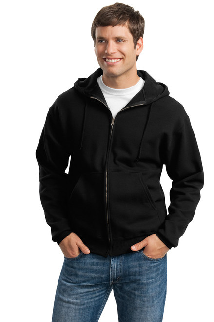 JERZEES® Super Sweats® NuBlend® - Full-Zip Hooded Sweatshirt. 4999M Black JERZEES® Super Sweats® NuBlend® - Full-Zip Hooded Sweatshirt. 4999M Black