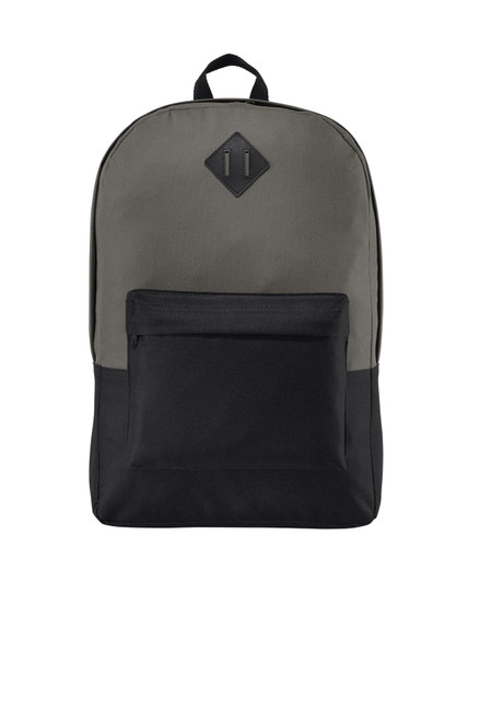 Port Authority ® Retro Backpack BG7150 Dark Charcoal/ Black