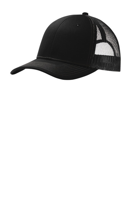 Port Authority® Snapback Trucker Cap. C112 Black Port Authority® Snapback Trucker Cap. C112 Black