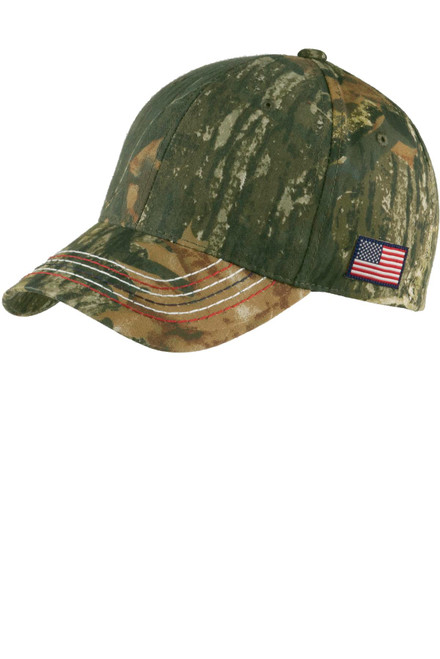 Port Authority® Americana Contrast Stitch Camouflage Cap. C909 Mossy Oak New Break-Up Port Authority® Americana Contrast Stitch Camouflage Cap. C909 Mossy Oak New Break-Up