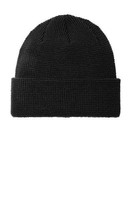 Port Authority® Thermal Knit Cuffed Beanie C955 Deep Black