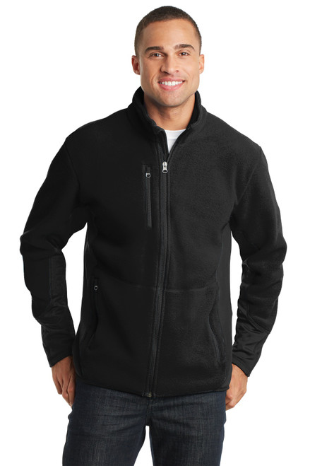 Port Authority® R-Tek® Pro Fleece Full-Zip Jacket. F227 Black/ Black Port Authority® R-Tek® Pro Fleece Full-Zip Jacket. F227 Black/ Black