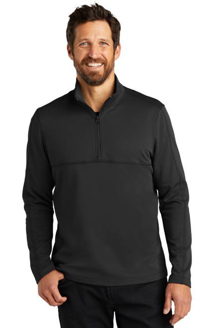 Port Authority® Smooth Fleece 1/4-Zip F804 Deep Black Port Authority® Smooth Fleece 1/4-Zip F804 Deep Black
