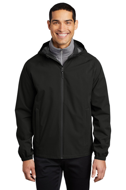 Port Authority ® Essential Rain Jacket J407 Deep Black Port Authority ® Essential Rain Jacket J407 Deep Black