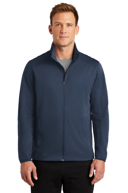 Port Authority® Active Soft Shell Jacket. J717 Dress Blue Navy