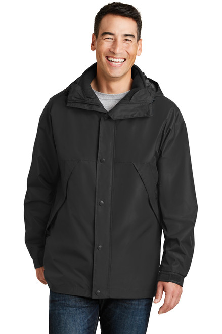 Port Authority® 3-in-1 Jacket. J777 Black/ Black Port Authority® 3-in-1 Jacket. J777 Black/ Black