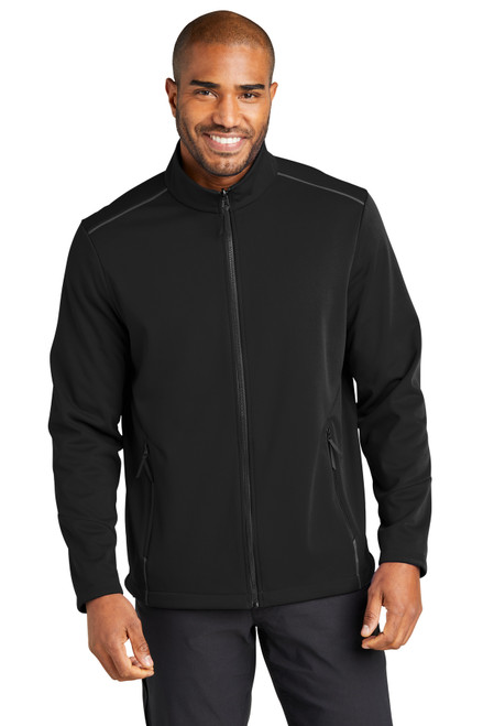 Port Authority® Collective Tech Soft Shell Jacket J921 Deep Black Port Authority® Collective Tech Soft Shell Jacket J921 Deep Black