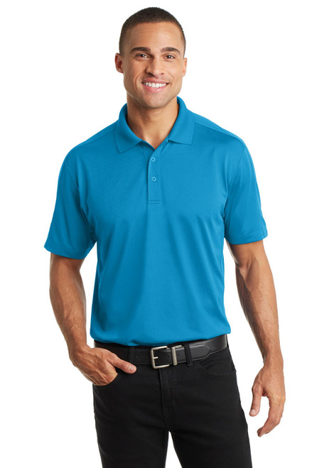 Port Authority® Diamond Jacquard Polo. K569 Blue Wake