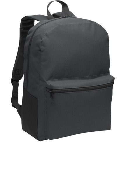 Port Authority® Value Backpack. BG203 Dark Charcoal