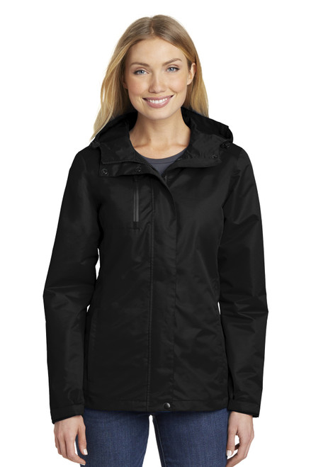Port Authority® Ladies All-Conditions Jacket. L331 Black Port Authority® Ladies All-Conditions Jacket. L331 Black
