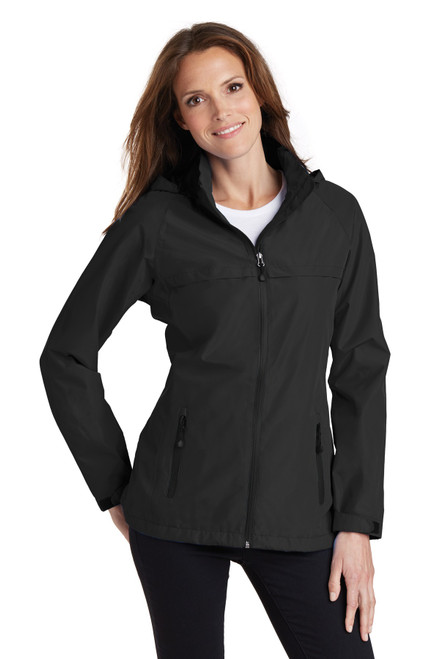 Port Authority® Ladies Torrent Waterproof Jacket. L333 Black Port Authority® Ladies Torrent Waterproof Jacket. L333 Black