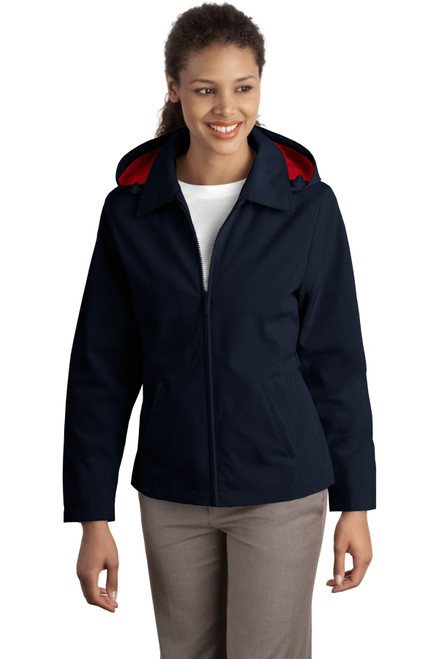 Port Authority® Ladies Legacy™  Jacket.  L764 Dark Navy/ Red