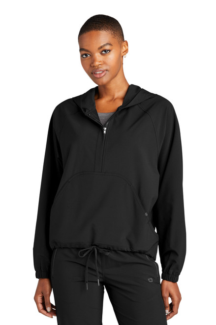 OGIO® Ladies Connection Anorak LOG706 Blacktop OGIO® Ladies Connection Anorak LOG706 Blacktop