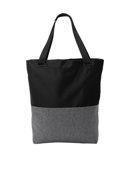 Port Authority ® Access Convertible Tote. BG418 Heather Grey/ Black