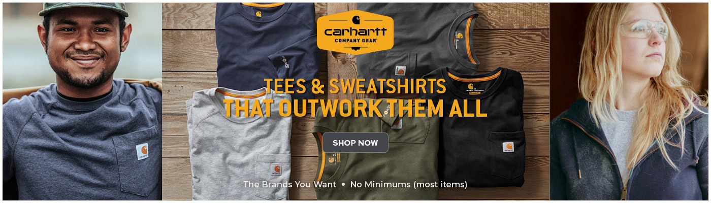 Shop Now for Tees and Sweatshirts that Outwork Them All