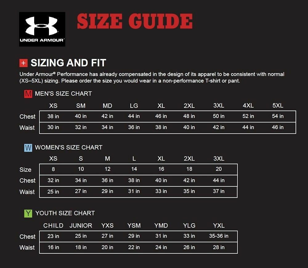 Under armour sizing deals reviews