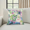 Colorful Watercolor Reversible Throw Pillow