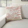 Marble Elegance Throw Pillow 18"x18"