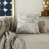 Marble Elegance Throw Pillow 18"x18"