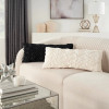 Luxe Hand-Pleated Throw Pillow
