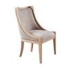 Farmhouse Upholstered Wood Dining Chair