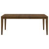 Extendable Rectangle Wood Mid-Century Dining Table